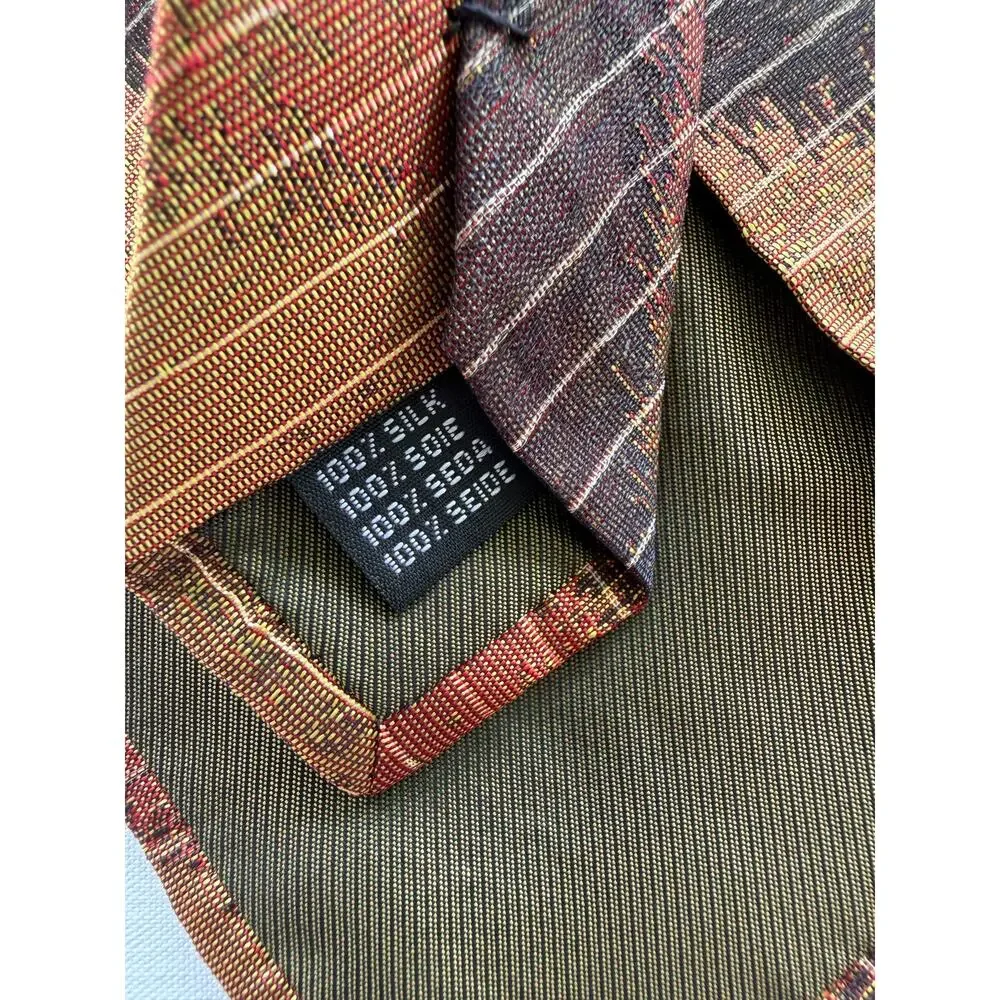 Retro Vintage Extrema by Zanetti 100%Silk Made in Italy Art Deco 90s Necktie